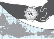 MAAILMANAIKA-ASETUSTEN KONFIGUROINTI Maailmanaikakaupungin määrittäminen G-SHOCK Connected sovelluksella vaihtaa kellon maailmanaikakaupungin vastaavasti.