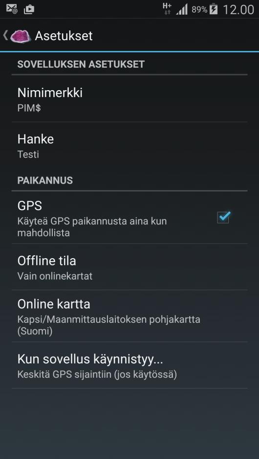 1 TAUSTAA Tämä dokumentti sisältää ohjeet eri kenttien käytöstä GTK:n Itä-Suomen yksikössä vuoden 2015 aikana tehdylle Kallioperätiedonkeruun Android alustaiselle mobiilisovellukselle eli lyhyemmin