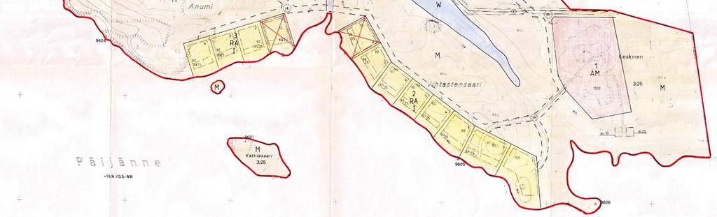 Ranta-asemakaavan mukaisille Pirtinkärjen ja Lokkiluodon kiinteistöille / tonteille saa rakentaa loma-asunnon ja enintään kaksi talousrakennusta.