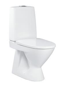 WC-istuin, Ido Valkoinen, pehmeä kansi Iso ja pieni huuhtelu
