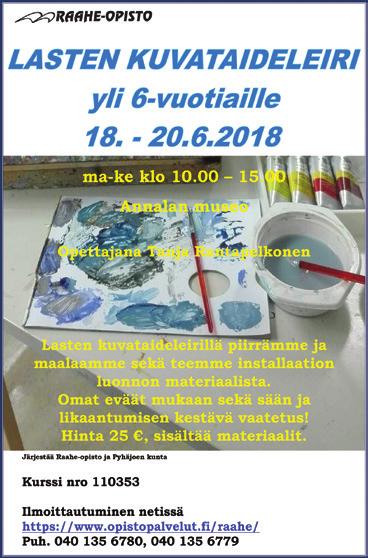 sivu 4 Pyhäjoen Kuulumiset 19.4.2018 Pyhäjoen kunta hakee itsenäiseen työhön kykeneviä kausityöntekijöitä kiinteistöjen ulkoalueiden hoitoon.