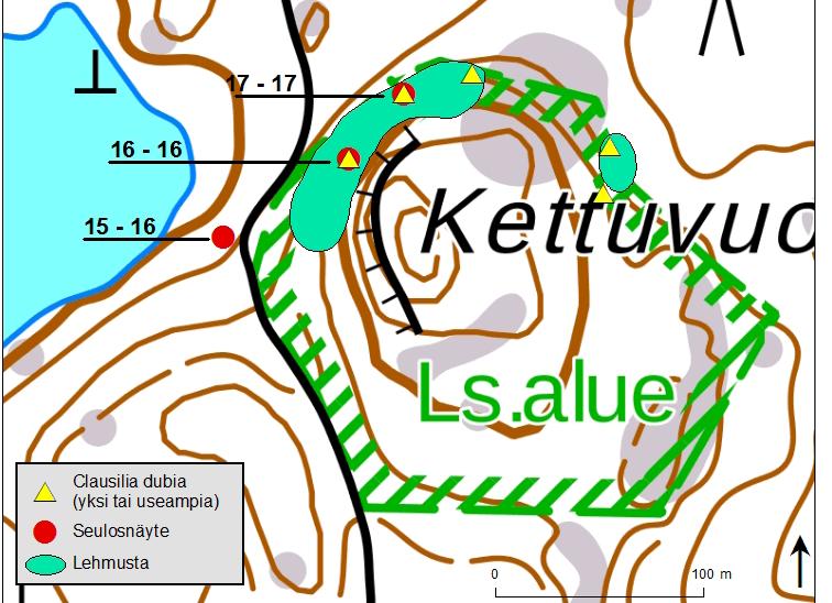 Sahlbergia 24.1 (2018), 8-11 8 Heinolan Kettuvuori, hienouurresulkukotilon Clausilia dubia (Draparnaud, 1805) toinen esiintymä Suomessa (Mollusca: Clausiliidae) Hannu Ormio Ormio, H.