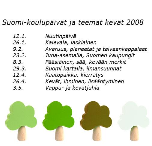 Suomi-koulun Ohjaajat ja Johtokunta 2008 Ohjaajat: Pallerot (alle 1-vuotiaat) Sara Saastamoinen random5209@yahoo.com Omput (yli 1-vuotiaat) Soile Sulin soile.sulin@gmail.com vs.