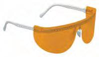 282790 282798 Vista-Tec silmäsuoja 1 kpl transparentti sanka + 5 kpl suojavisiirejä 10 kpl Vista-Tec silmäsuojavisiiri Oranssi Vista-Tec -visiiri suojaa