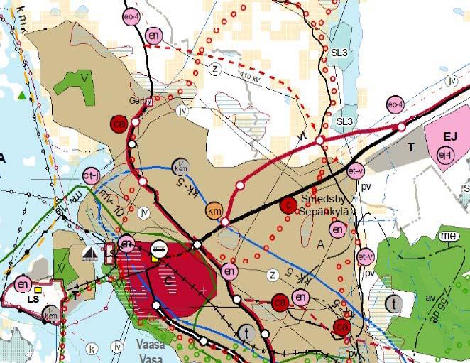 Liite Sivu Kuva. Ote Pohjanmaan maakuntakaavasta. Rakennusjärjestys Mustasaaren kunnan rakennusjärjestys tuli voimaan.8.0.