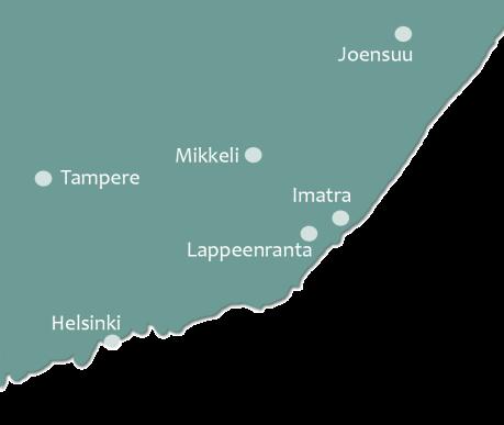 6 toimistoa 10 juristia Tehokasta tiimityötä Paikallinen