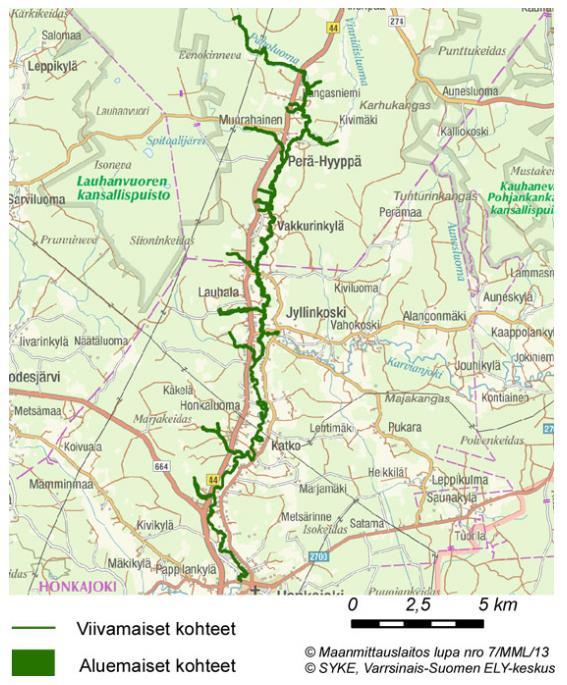 Turvetuotanto / poimintoja lausunnoista (ehdotus 1) VAR ELY Edellytetään luonnonsuojelulain 65 :n mukaista Natura-arviointia Karvianjoen koskien (FI0200130) Natura-alueen yläpuolisella alueella Ei