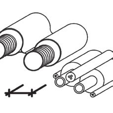 100 NanoSUN² double solar pipes Distance to the side edge