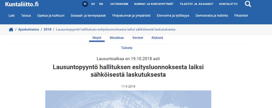 Laki tulee vaikuttamaan käytännössä kaikkien kunnallisten organisaatioiden