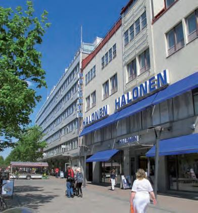 Tontti nro 13 (Kauppakatu 6) Tontilla sijaitsee Lars Sonckin ja Birger Federleyn suunnittelema Tirkkosen talo.