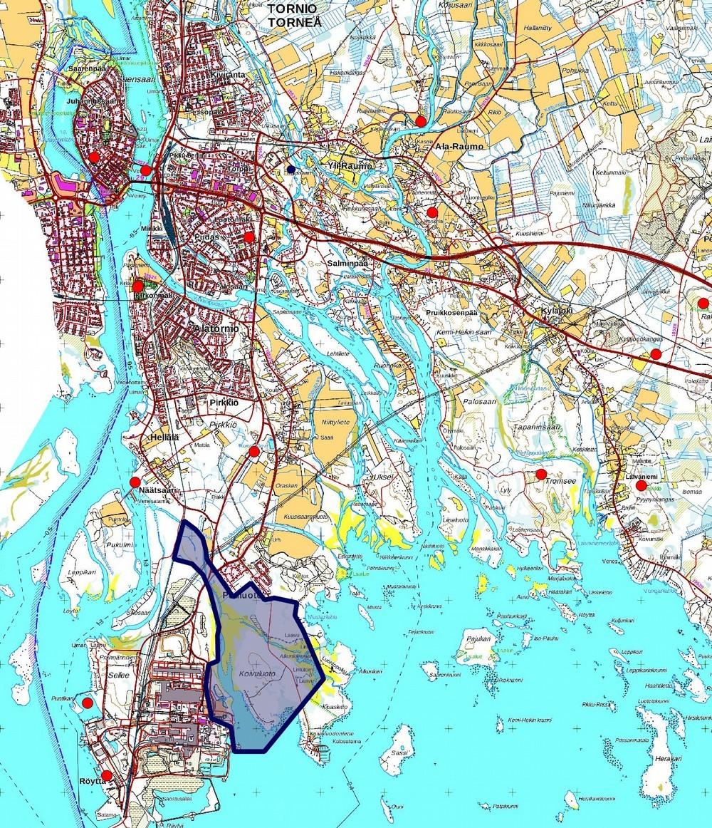 4 1. Perustiedot Inventointialue: Tornion Arction (Koivuluodon) osayleiskaava-alue, pinta-ala 344 ha. Tilaaja: Tornion kaupunki Inventoinnin laji: osainventointi Kenttätyöaika: 26.-27.8. 2017 yht.