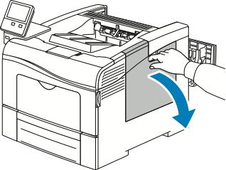 Tulostimen kunnossapito Värintiheyssensorin puhdistaminen: 1.