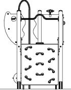 NCS300- B(RAL012), Keltainen NCS2070-Y20R(RAL1006) HDPE/HPL: UV suojaus, ei pintakäsittelyä Tolpat: Tanalith E