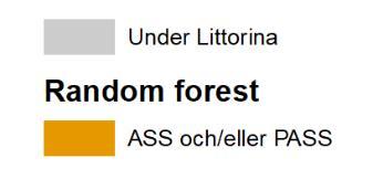 Littorinan alla Yhteenveto AASS och/eller ja/tai PASS Mallintamalla on mahdollista tuottaa happamien sulfaattimaiden esiintymiskarttoja.