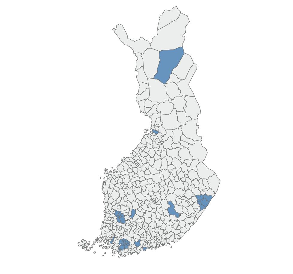 FinLapset: Otos Kaikki maakunnat 4 neuvola th & 2 koulu th per maakunta mukana LATE-tutkimuksen alueet + uusia kaikki alueen 0-16-vuotiaat