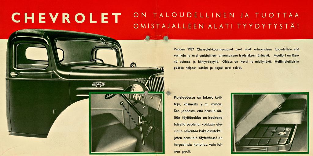 CHEVROLET ON TALOUDELLINEN JA TUOTTAA OMISTAJALLEEN ALATI TYYDYTYSTÄ!