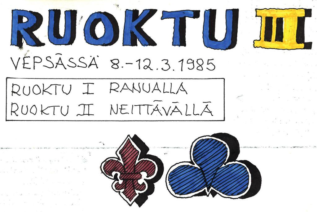 Otin yhteyttä Ranuan nuorisosihteeriin ja hän lupasi meille Nikkilän leirikeskuksen käyttöön.