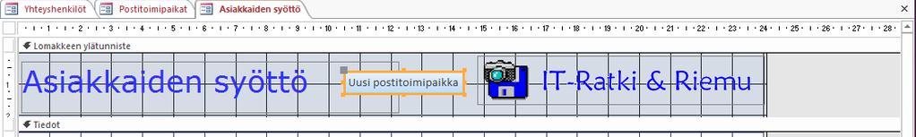 Siirry lomakenäkymään ja tarkasta toimivuus napsauttamalla luomaasi painiketta - pääsetkö postitoimipaikka lomakkeelle.