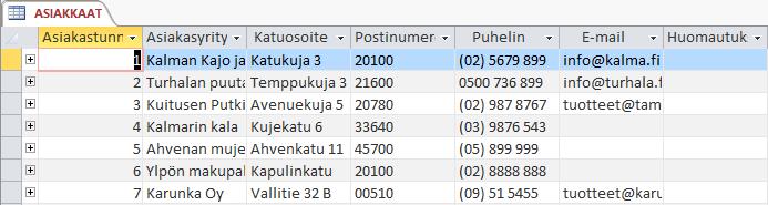 ! Objekti - olio (object) Windowsilla ja tietokantaohjelmalla työskentely on toimimista objektien kanssa.