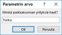 Raportin nimi Kuva 144 V iimeinen vaihe Kirjoita raportille nimeksi Asiakkaat paikkakunnittain ja napsauta Valmis (Finish) -painiketta.