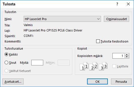 Raportin tulostaminen Raportti kannattaa tulostaa esikatseluikkunasta, napsautakin Esikatselu (Prin Preview) -painiketta pikatyökaluriviltä.