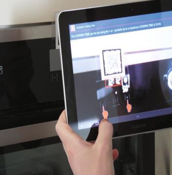 GuideMe-sovelluksessa ei ole huomioitu kameran sijaintia tablet-laitteessa. Sovellus oletti kameran olevan keskellä laitetta, kun se oli kuitenkin laitteen päädyssä.