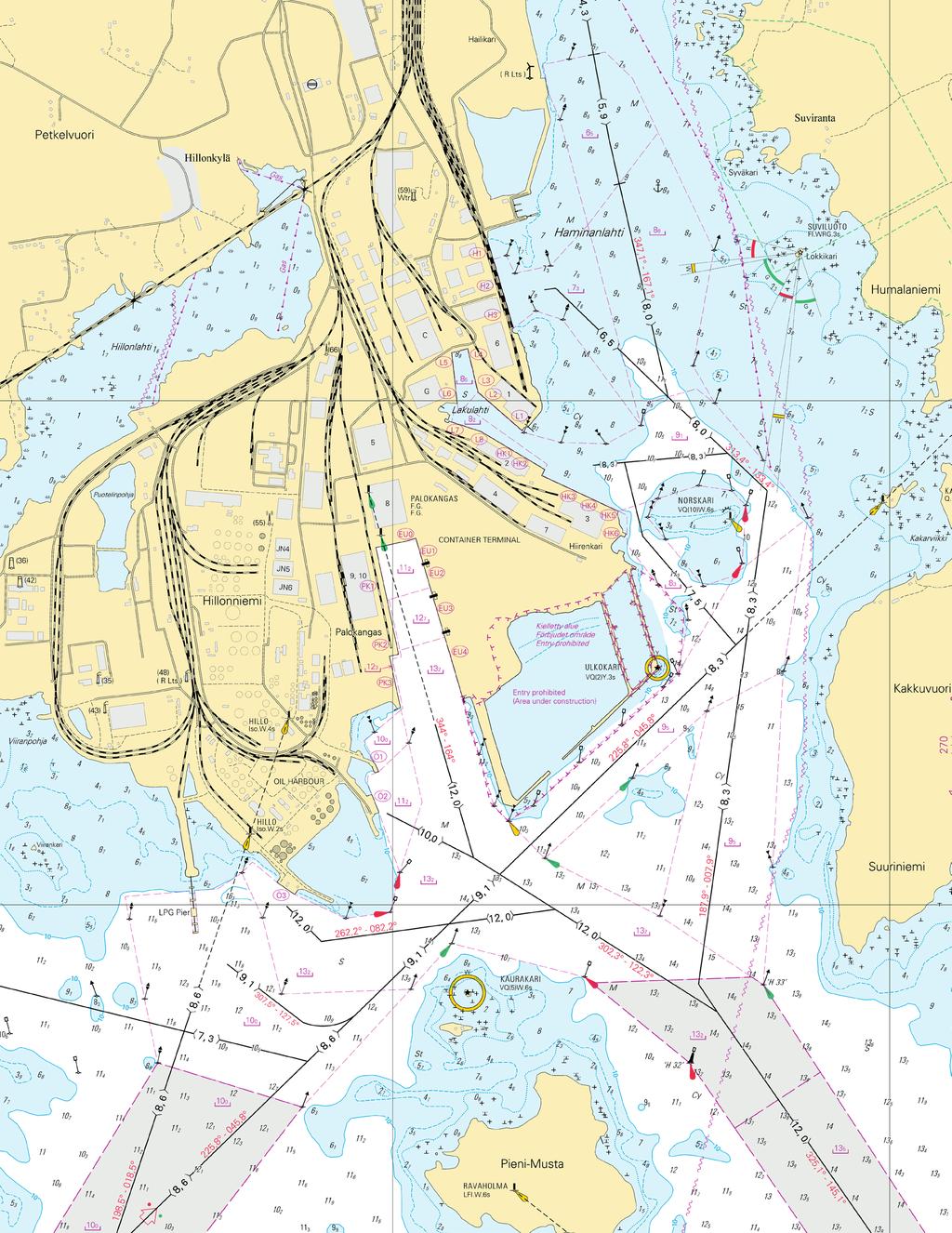 21 34-2016 Ei merikartan mittakaavassa - Inte i sjökortets skala - Not to scale of chart (FTA, Helsinki/Helsingfors 2016)