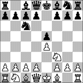 -44- siirrossa 1/2-1/2, Edgar Achilles Saksa Jarmo Uusitalo, FINJUB-50 semifinaali 2014) 16...De4 17.Le3 Dc2 18.d5 Ra5 19.Rd4 Dd1 20.Tad1 Ld7 21.Rb5 b6 22.Ra7 Ta8 23.Rb5 Lb5 24.cb5 La3 25.Ta1 Ld6 26.
