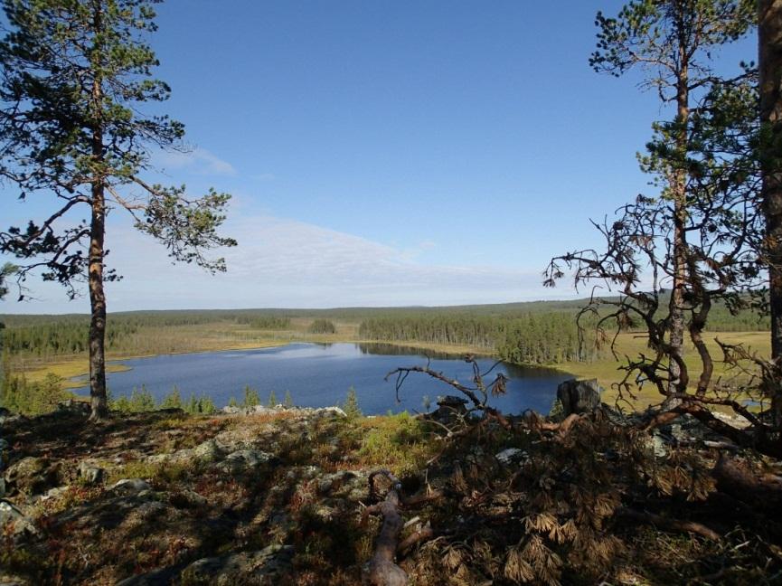 Päätellen rakennusten säilymisasteesta lato on nuorempi tai ainakin sitä on käytetty vielä sen jälkeen, kun tulisijalliset rakennukset ovat jääneet pois käytöstä.