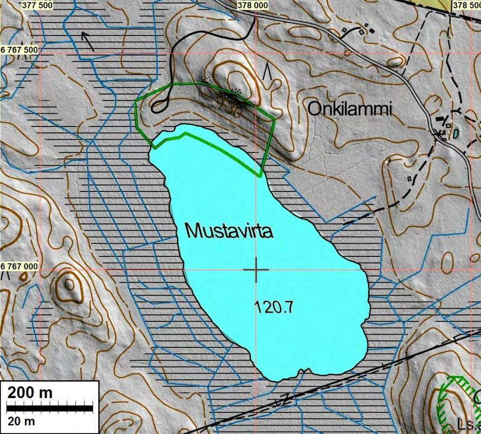 4 Aluetta kuvaavaa vanhaa karttamateriaalia käytiin läpi.