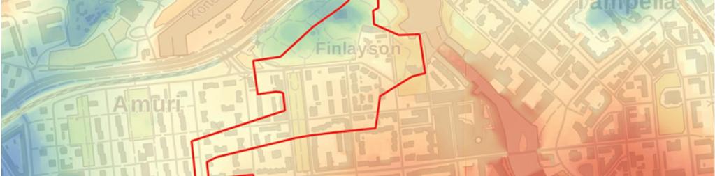 (Korkeusmalli: 2x2-korkeusaineisto, MML) Aiempien tutkimusten perusteella selvitysalueen kalliopinnan korkeus vaihtelee välillä +85 +114 (N2000).