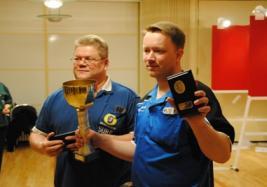 Joonas Heiskanen/Reijo Leppänen 3-1 Keski-Suomi Darts Aulis Nissinen/ Jari Nissinen WJDC Ulf Ceder/ Asko Niskala Samuli Blues/Willy's DC Jonas Olofsson/Clive Barden Sweden/England 1-3 Hannu