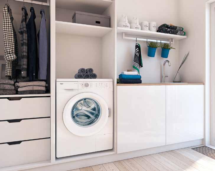 ÄLYKÄS TEKNOLOGI UTT SINU SÄÄSTÄMÄÄN UPO-pesukoneissa on lukuisia antureita, jotka valvovat määrä sopeutetaan automaattisesti pyykkityyppiin sopivaksi, jatkuvasti pesuprosessia.