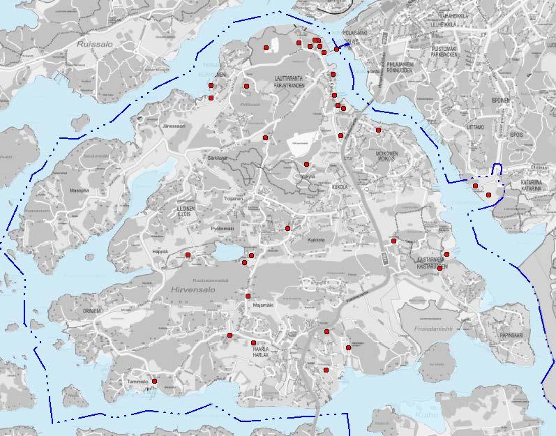 Tavallisimpia pilaantuneisuuden aiheuttajia ovat öljyt ja raskasmetallit.