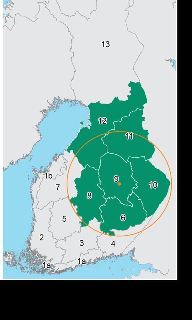 Finnpulpin tehtaan kuljetukset Puuraaka-ainekuljetukset Tiekuljetukset raakapuuterminaaleista tehtaalle Tiekuljetukset lähialueelta suoraan tehtaalle Lisäksi Rautatiekuljetukset kauempaa mm.