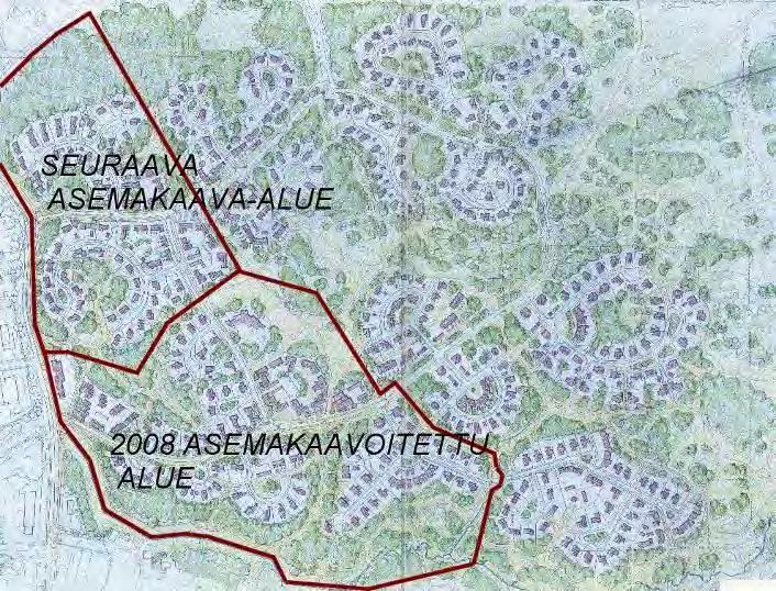 osa-alue Pitkämäen kaavarunko laadittiin vuonna 1992 kaupungin omistamalle noin 140 ha alueelle. Alueen käyttöönotto kuitenkin siirtyi ja ensimmäisen osa-alueen asemakaava vahvistui vuonna 2008.