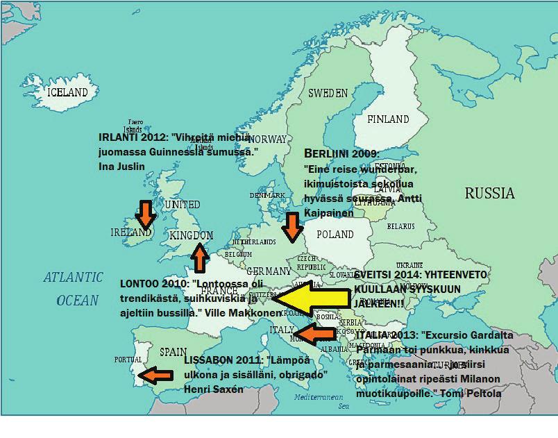 Pyysimme exculaisia kokoamaan ajatuksensa menneistä matkoista yhteen lauseeseen.??? 2015: Ensi vuoden VPJ:n mieltymykset? Pattayan ladyboyt? Syttyykö sota?