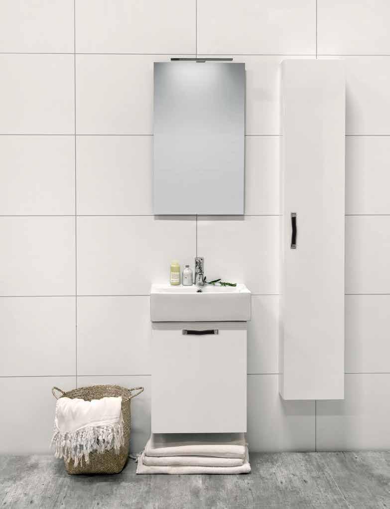 Single FLEX 450 PEILI SEKÄ LED-LAMPPU 204 SINGLE 450 PESUALLASPAKETTI 376 MULTI KORKEAKAAPPI 319 NORO SINGLE 450, kiiltävä valkoinen,
