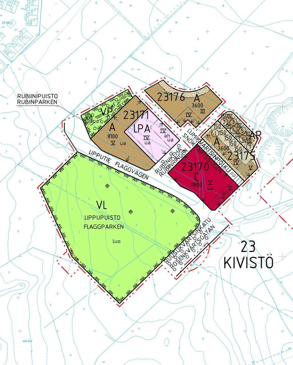 ASEMAKAAVA Keskustatoimintojen korttelialue Kaupunkitilojen tulee ilmentää kestävän kaupunkisuunnittelun tavoitteita: esim.