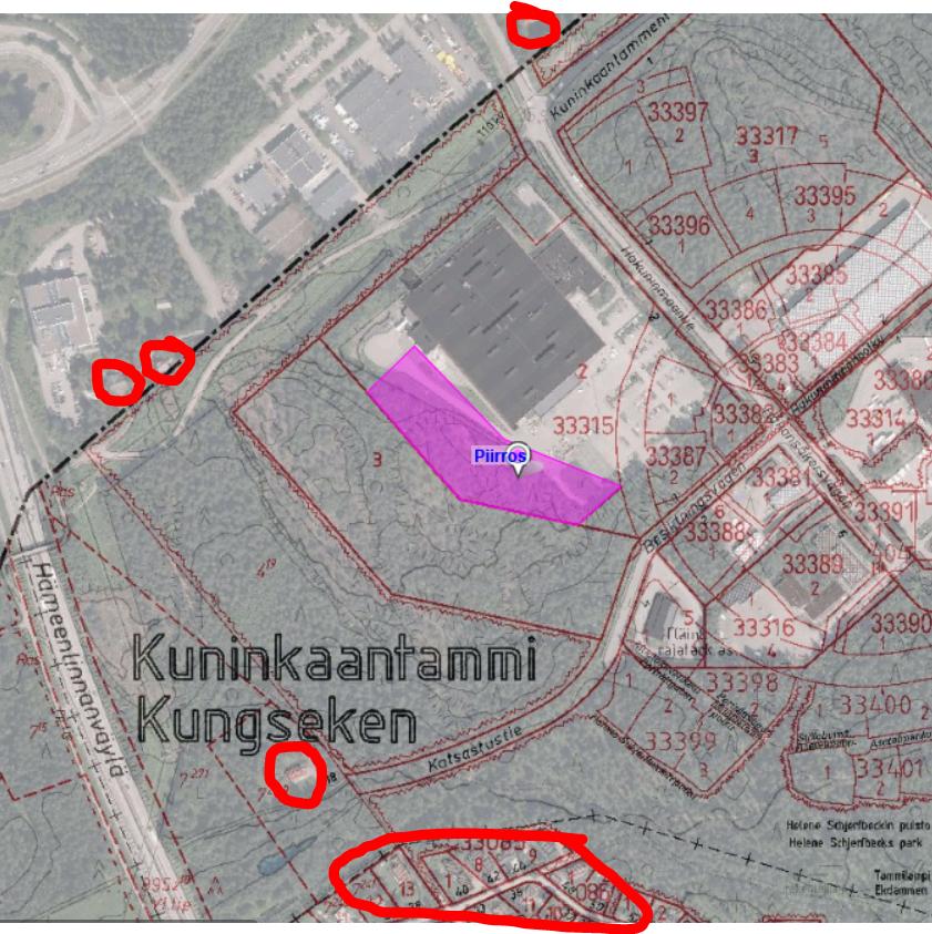 2 (7) Hakuninmaantie 2 (Kuva 1). Louhittavan ja murskattavan kiven määrä on 20000 mᶟ. Murske hyödynnetään kokonaisuudessaan louhinta- ja murskauspaikalla. Murskauksen arvioitu aloituspäivämäärä on 1.