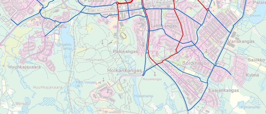 liikennöintikunto. Väylien tulee olla ilmeeltään yhtenäisiä, laadukkaita ja helposti seurattavia, mitä tuetaan myös viitoituksella.