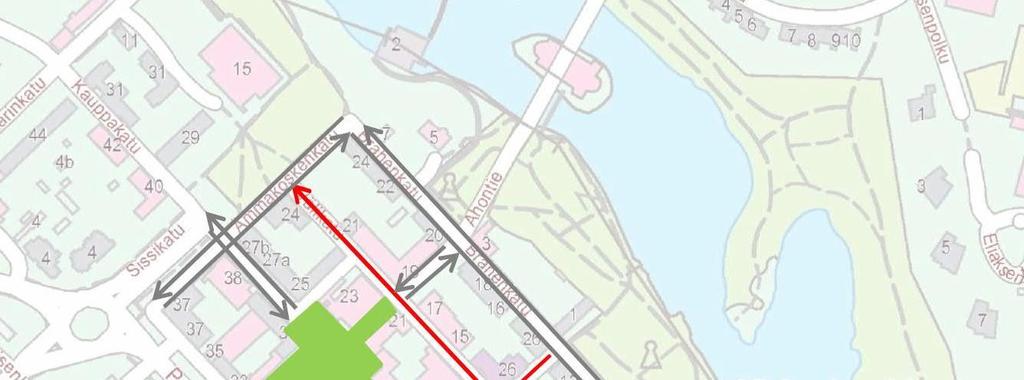 Kajaanin pyörätieverkon kehittämissuunnitelma 24.2.2017 19 (24) Kuva 11.