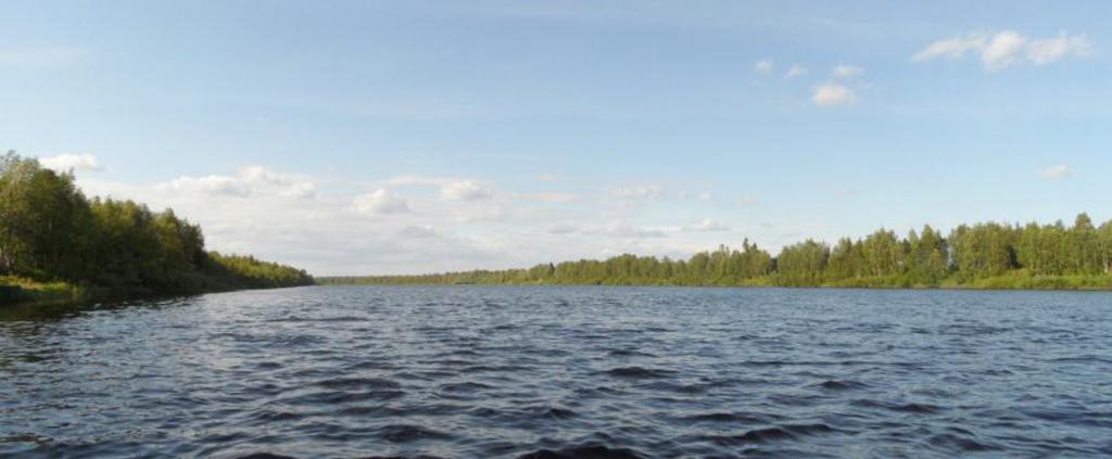 13 Hankkeen maisemavaikutuksissa erityisesti huomioitava osuus on Ounasjoen ja sita ymparoivien rantaniittyjen ja metsien ylitys. Levin alueella Ounasjokivarsi on puustoinen ja pensaikkoinen.