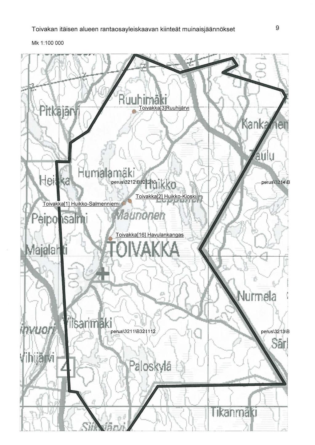 Toivakan itäisen alueen rantaosayleiskaavan