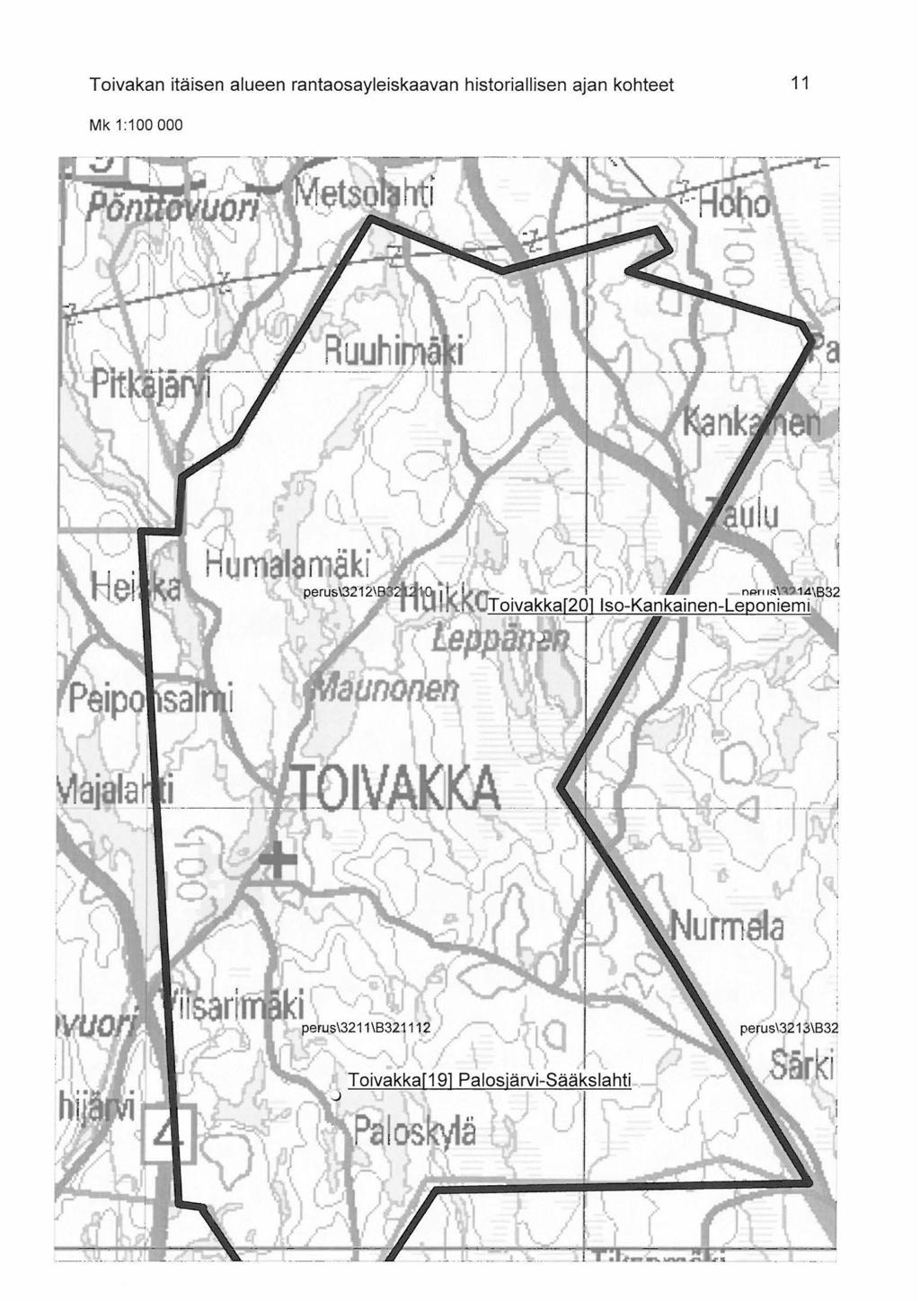Toivakan itäisen alueen rantaosayleiskaavan