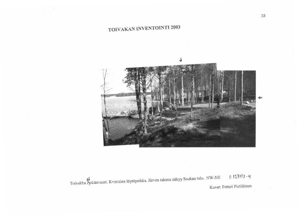 33 TOIV AKAN I~\TENTOINTI 2003 ~ +- f: '2.'Tff3 - ' Toivakka 4i. J)Tkänvuori.
