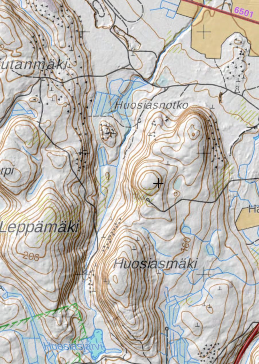 5 Kuva 2: Huosiasjärvi ja Huosiaspuro.