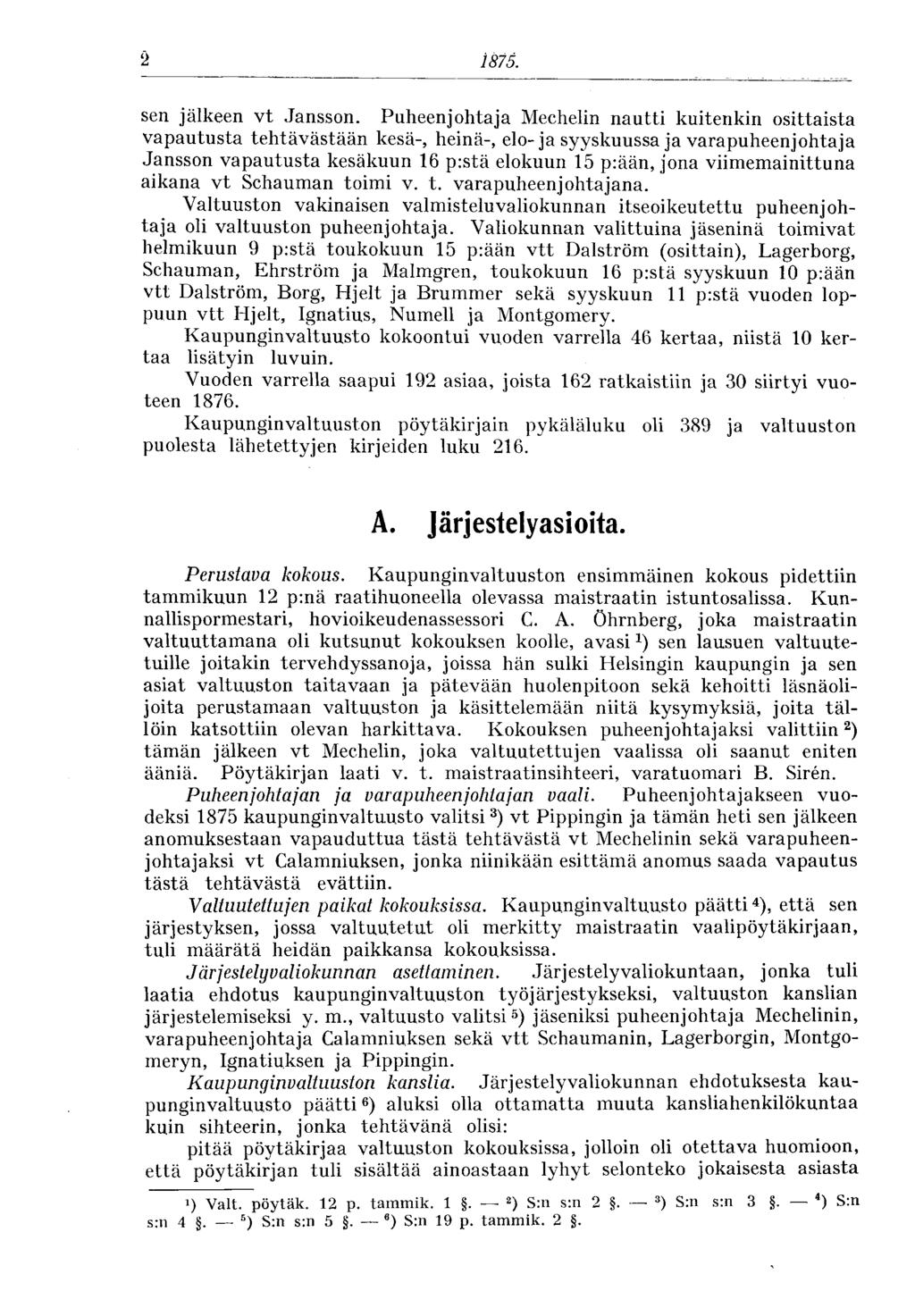 2 1875. sen jälkeen vt Jansson.