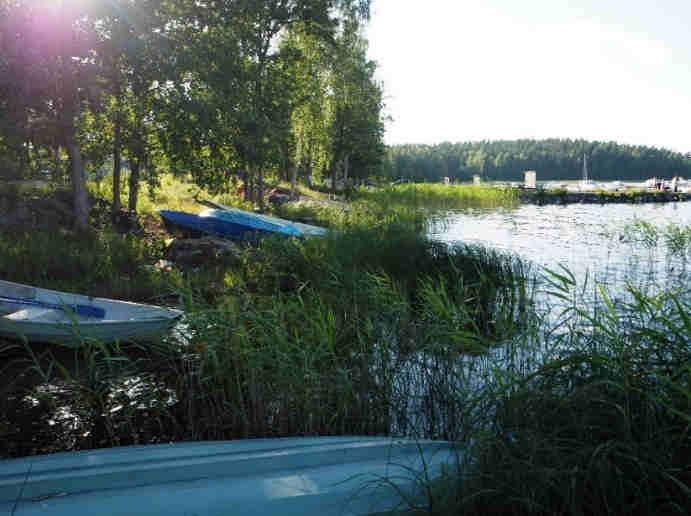 16. TERVAHAUDANLAHTI, SKINNARILA 61.065211, 28.098642 Lappeenranta 28.6.2016 Eurola vieraili alueella 5.8.1953 Paikantaminen ja maankäyttö: Alue on muuttunut sitten 1950-luvun, mutta kivikkoinen ranta oli helposti paikannettavissa.