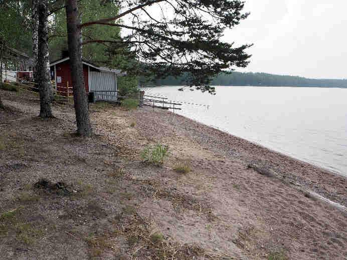 Kasvillisuus: Rantaviivassa maaperä on soraa ja seassa on seassa isompia kiviä. Vedessä ei ole kasvillisuutta ja rannan lajisto on yksipuolinen.